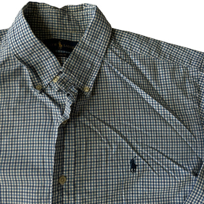 Large Ralph Lauren Blue Checked Shirt