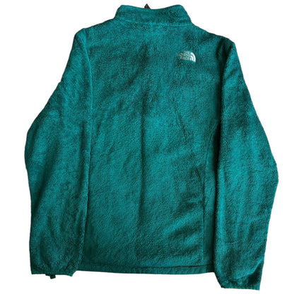 Women's Large The North Face Green Zip Up Fleece