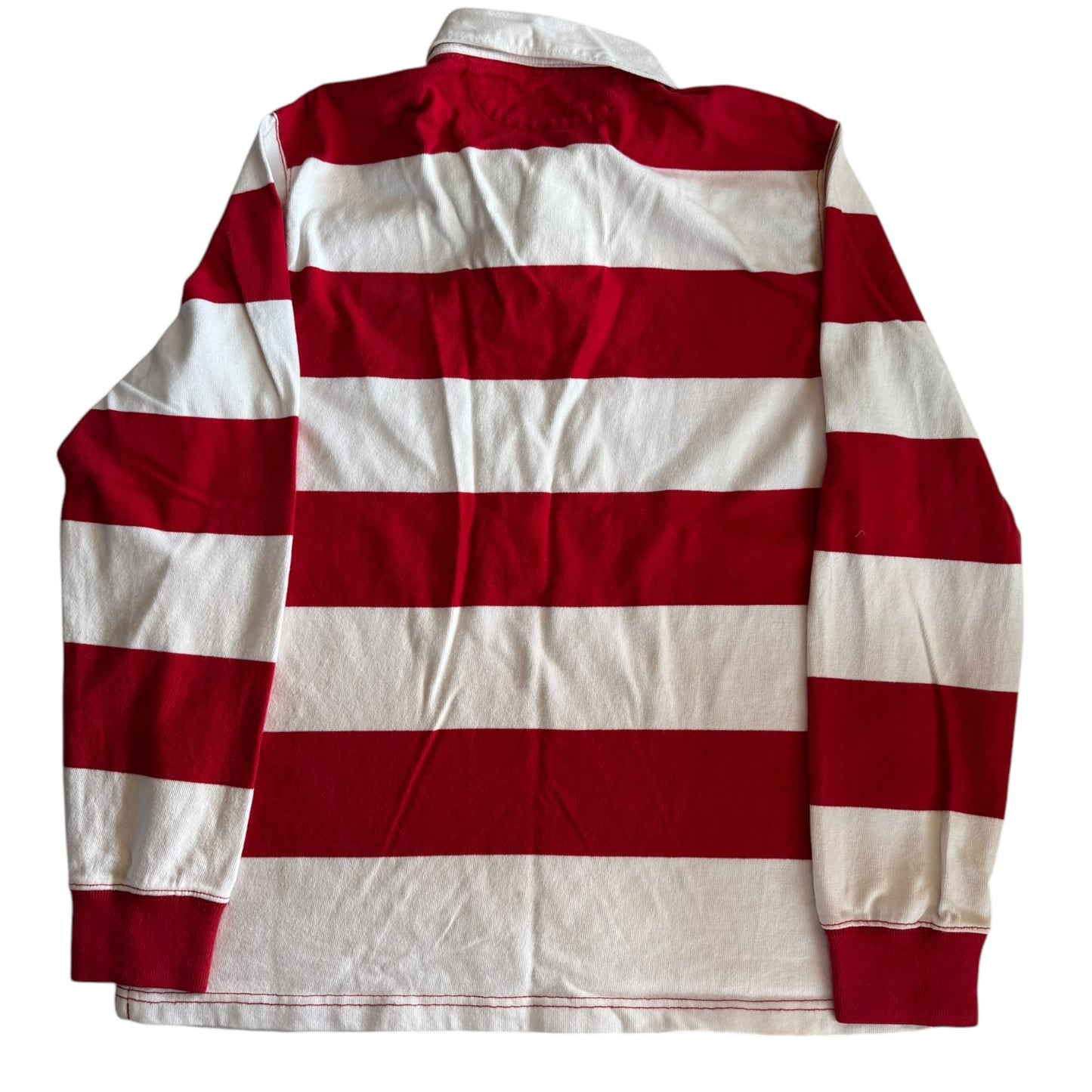 Medium Ralph Lauren Red/White Rugby Shirt