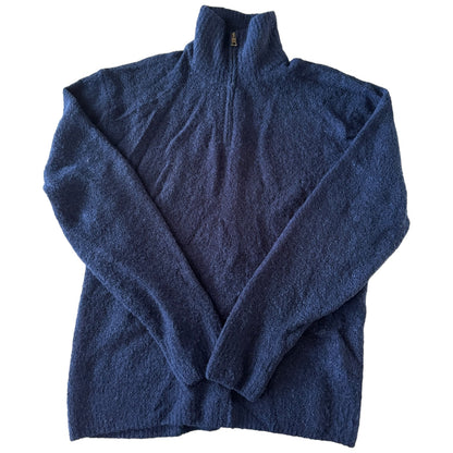 XL Nautica Navy Knitted 1/4 Zip Sweater