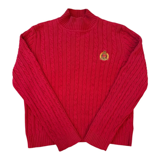 Womans Small Ralph Lauren Red Knitted Jumper