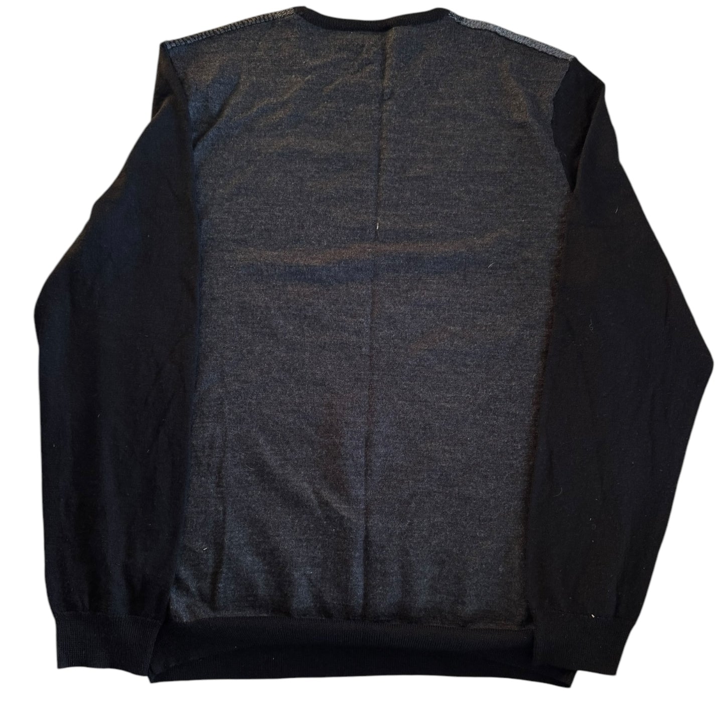 Medium Calvin Klein Grey/Black Knitted Sweater