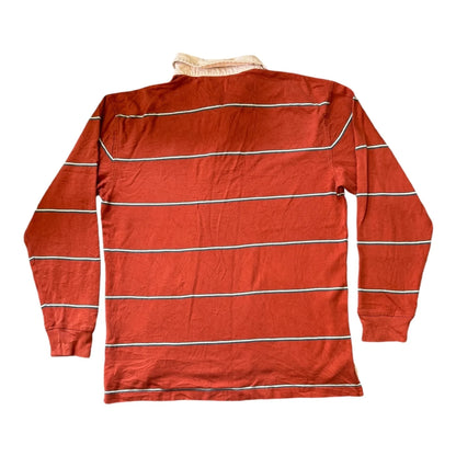 Large Tommy Hilfiger Orange Rugby Shirt