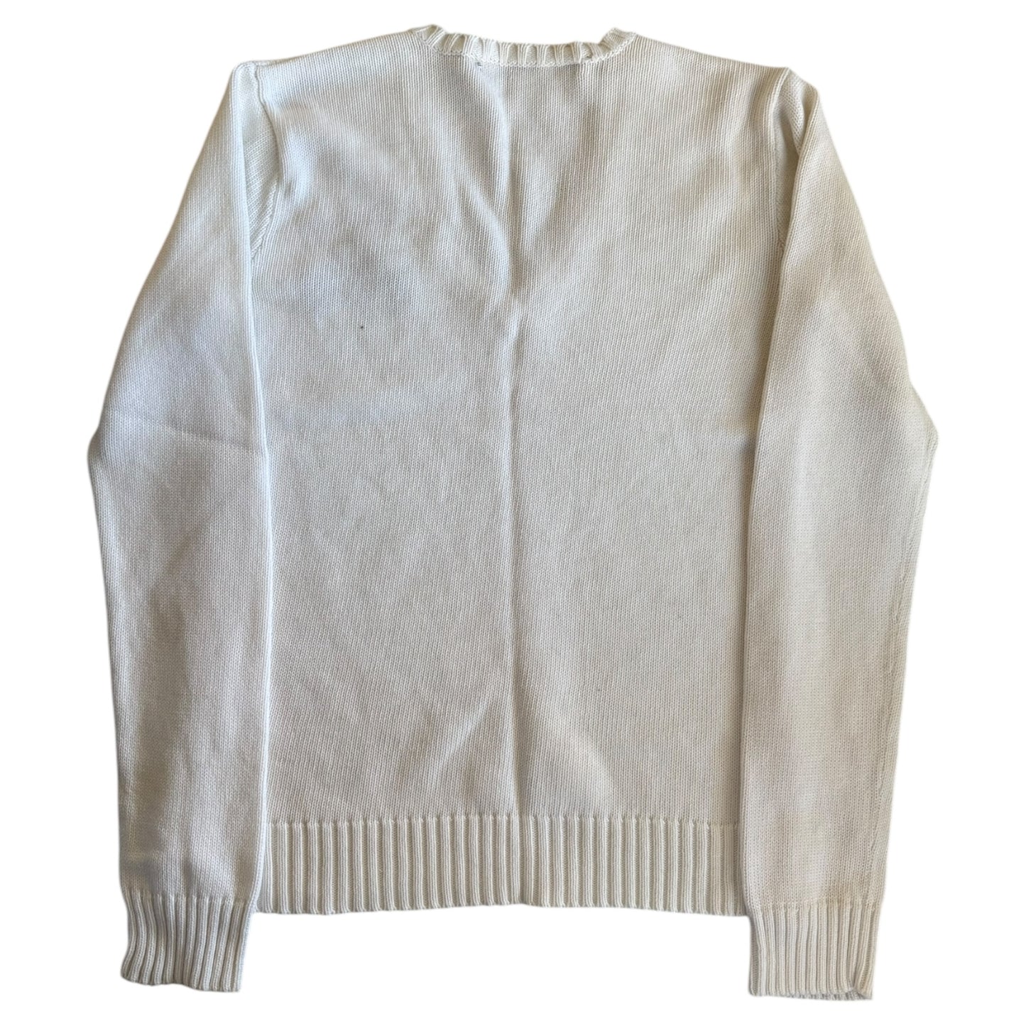 Women’s Medium Ralph Lauren White Knitted Sweater