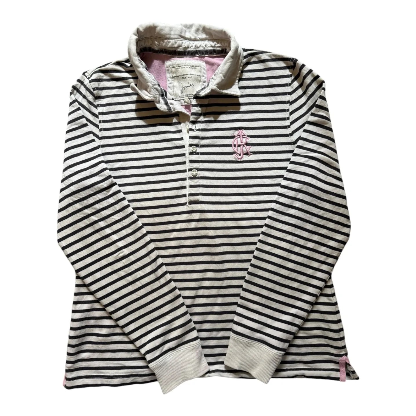 Womans Size 14 Joules Striped Rugby Shirt