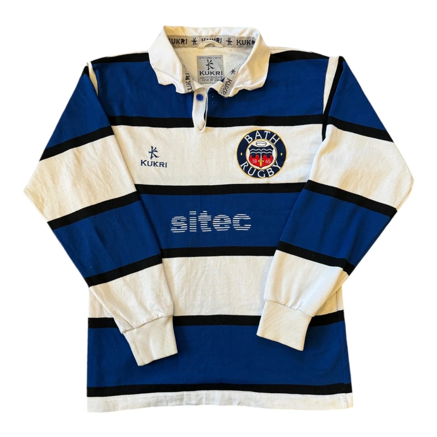 Extra small Kukri Bath Blue Rugby Shirt