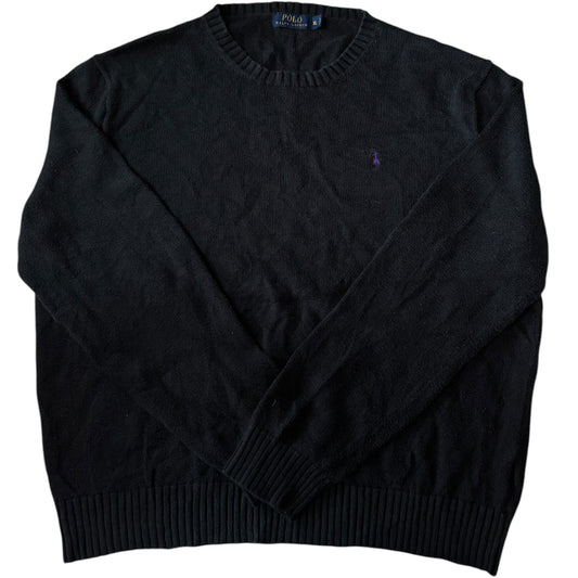 XL Ralph Lauren Black Knitted Sweater