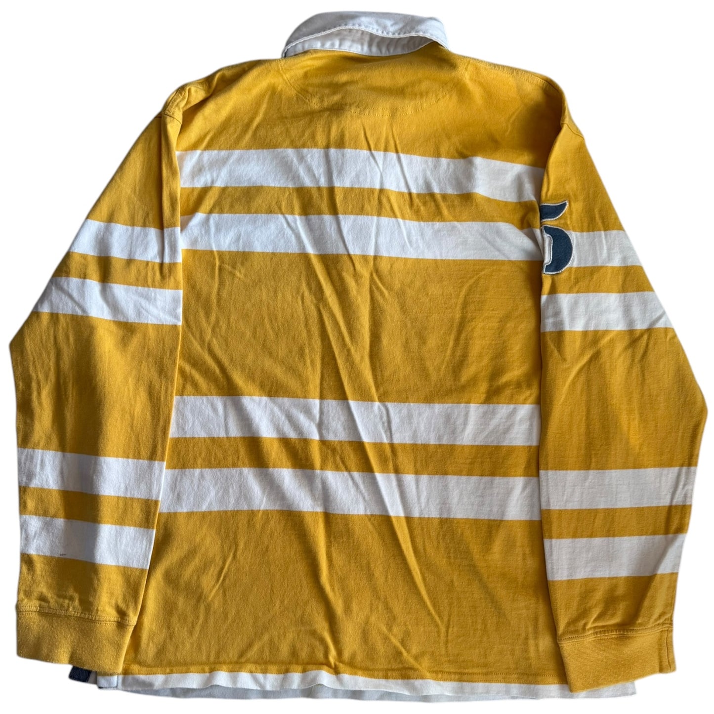 Large Easy Wear Rugby Yellow Rugby Shirt