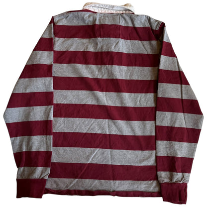 Small Red/Grey Striped Rugby Shirt