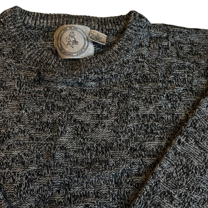 Large The Apparel Zone Grey Knitted Sweater