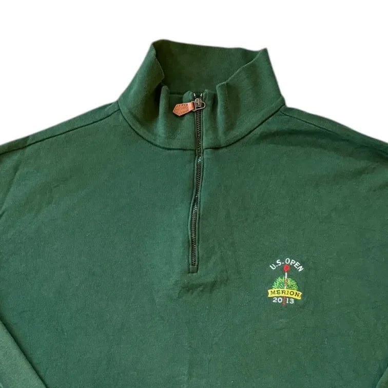 Medium Ralph Lauren Green U.S. Open 2013 1/4 Zip