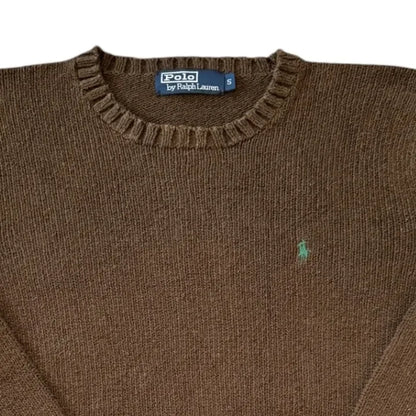 Small Ralph Lauren Brown Knitted Jumper