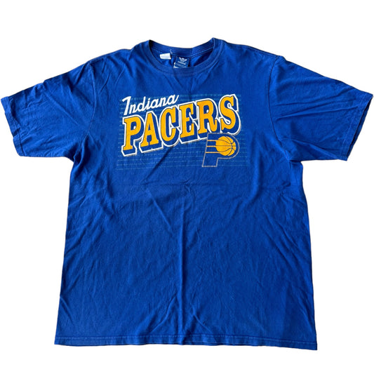 Large Adidas Blue Indiana Pacers T-Shirt