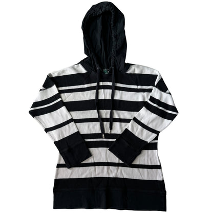 Women's Medium Lauren Ralph Lauren Striped 3/4 Sleeved Hoodie