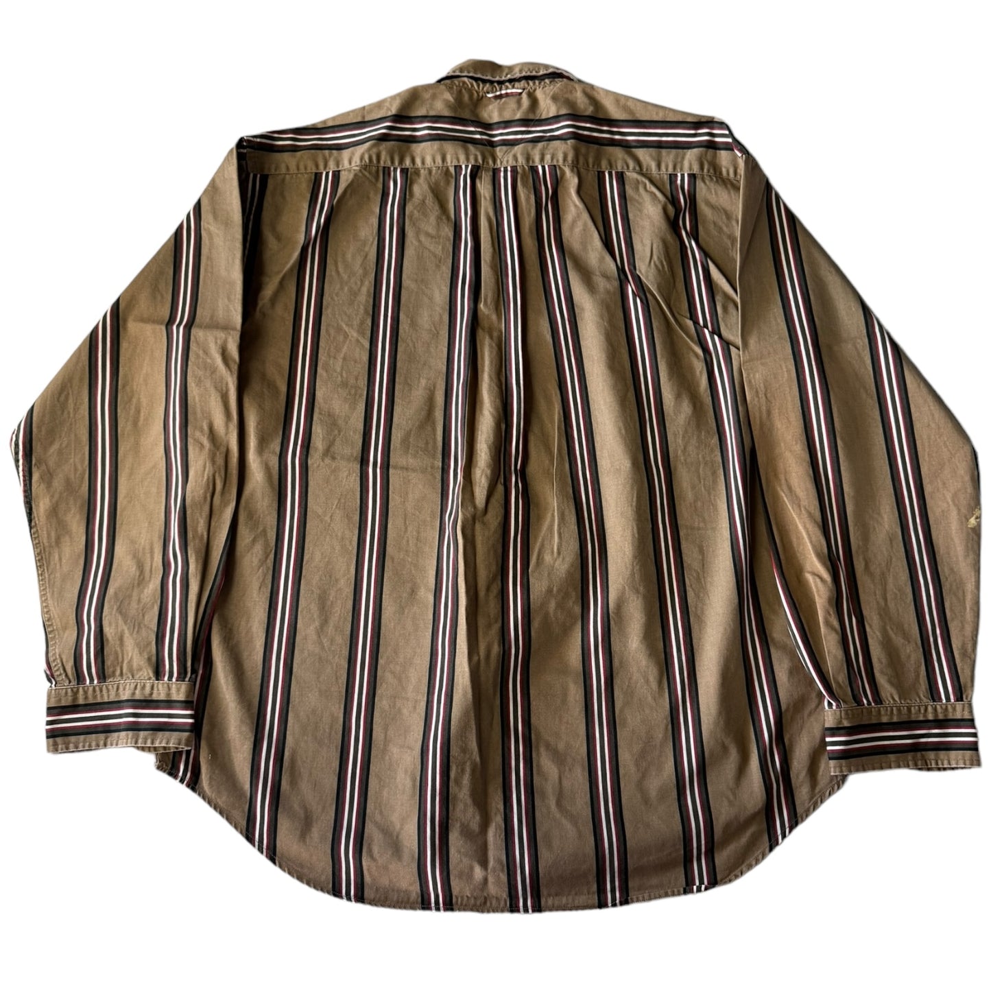 XL Tommy Hilfiger Brown Striped Shirt