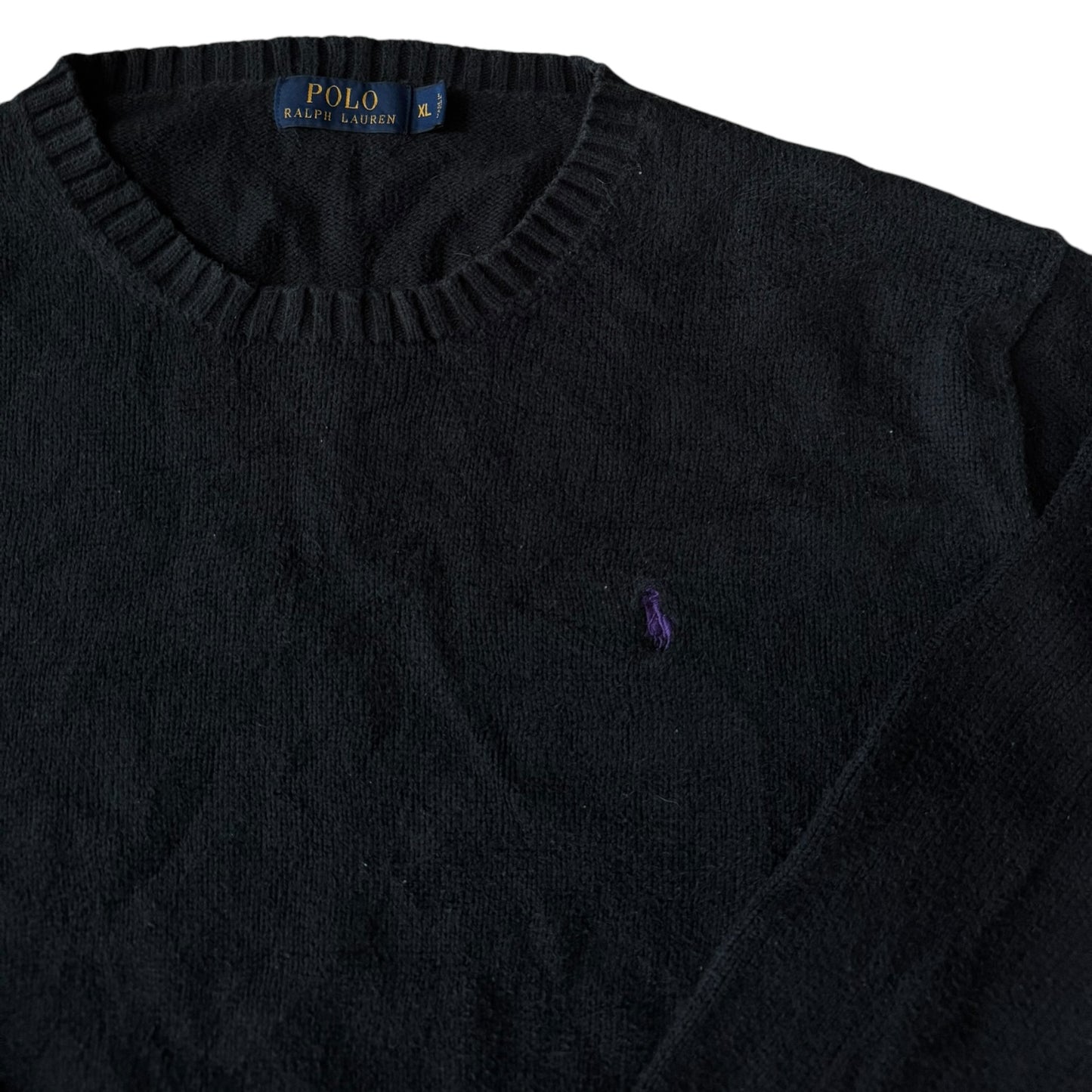 XL Ralph Lauren Black Knitted Sweater