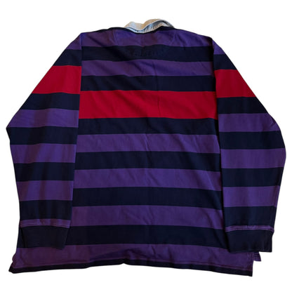 XL Ralph Lauren Purple Striped Rugby Shirt