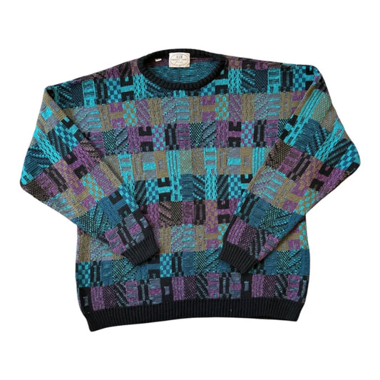 Medium Funky Blue Knit