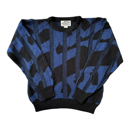 Medium Expressions Blue Funky Knit