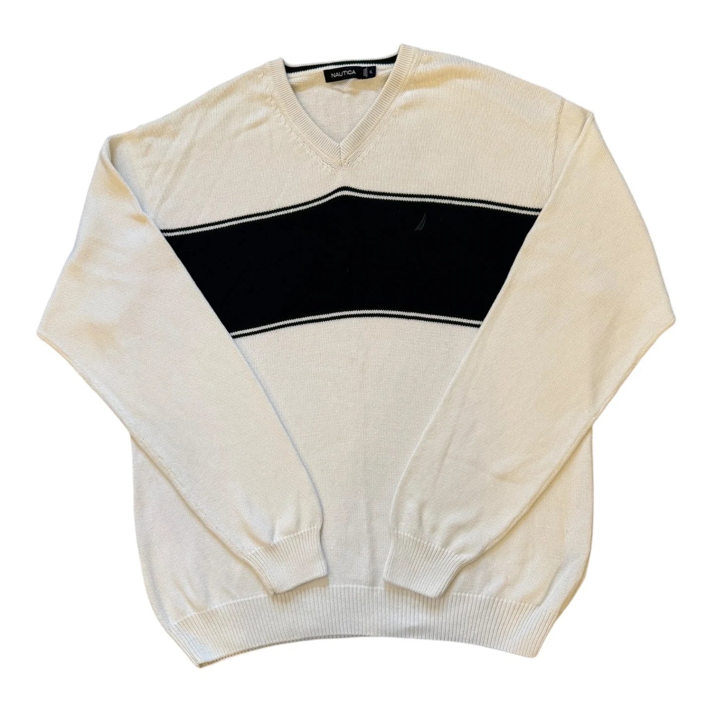 Extra Large Nautica White Knitwear