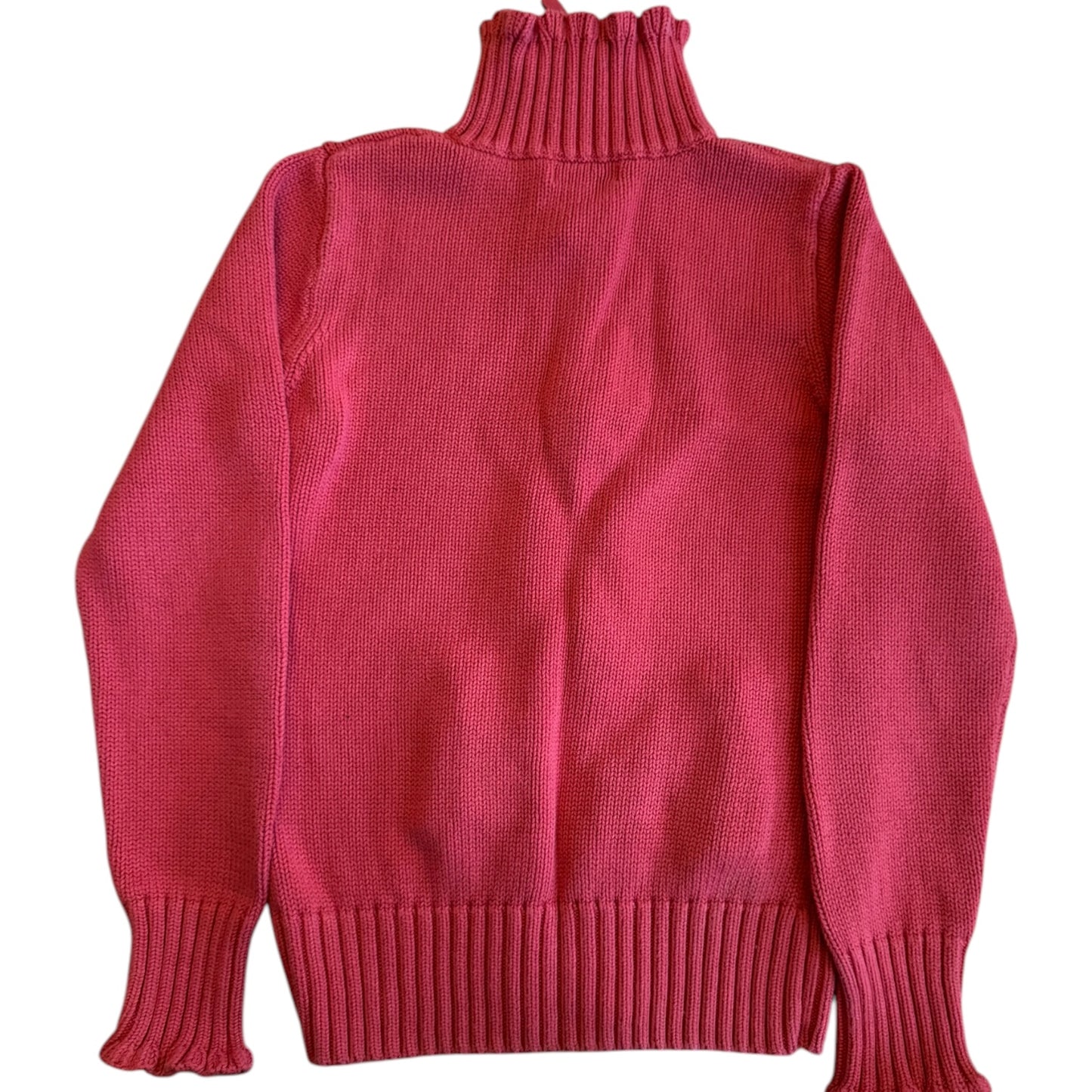 Children’s Large Ralph Lauren Pink Knitted Full Zip