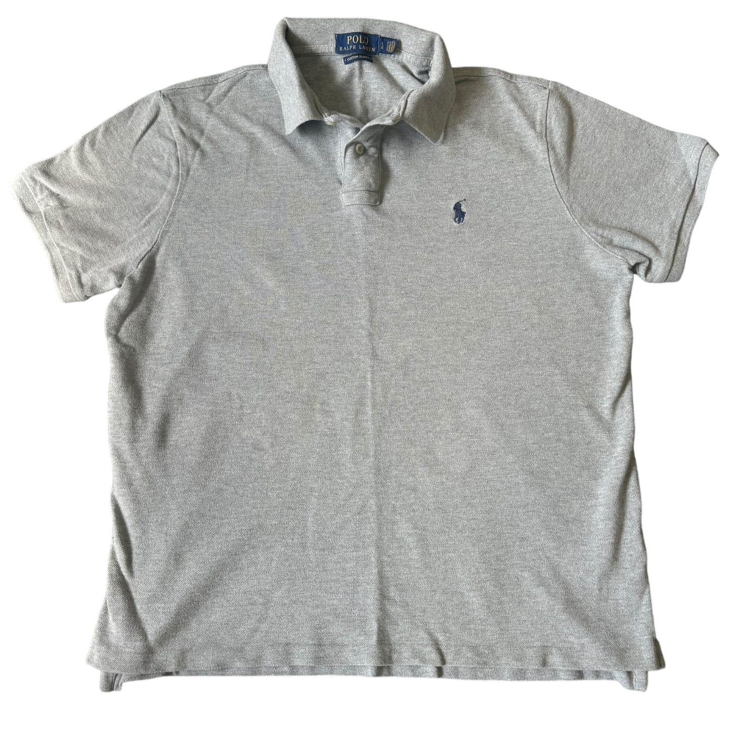 Large Polo Ralph Lauren Grey Polo Shirt