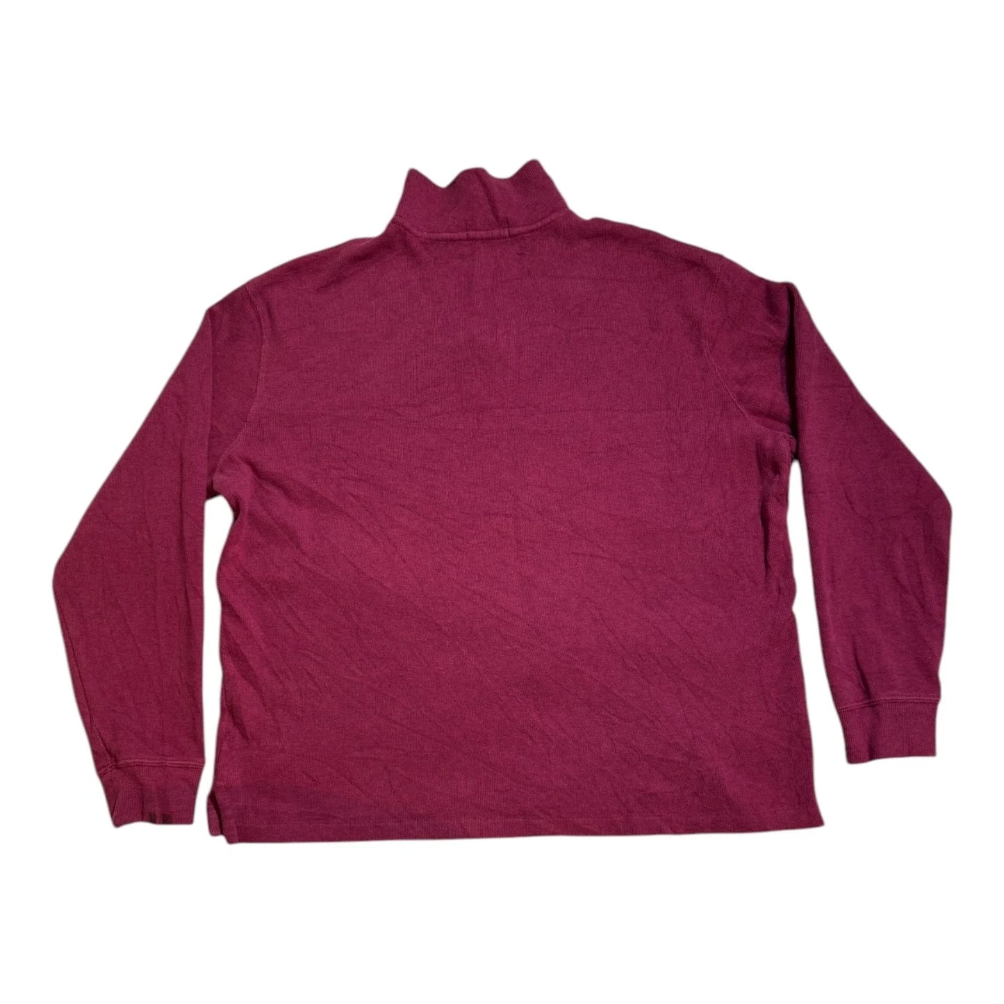 Large Ralph Lauren Burgundy 1/4 Zip