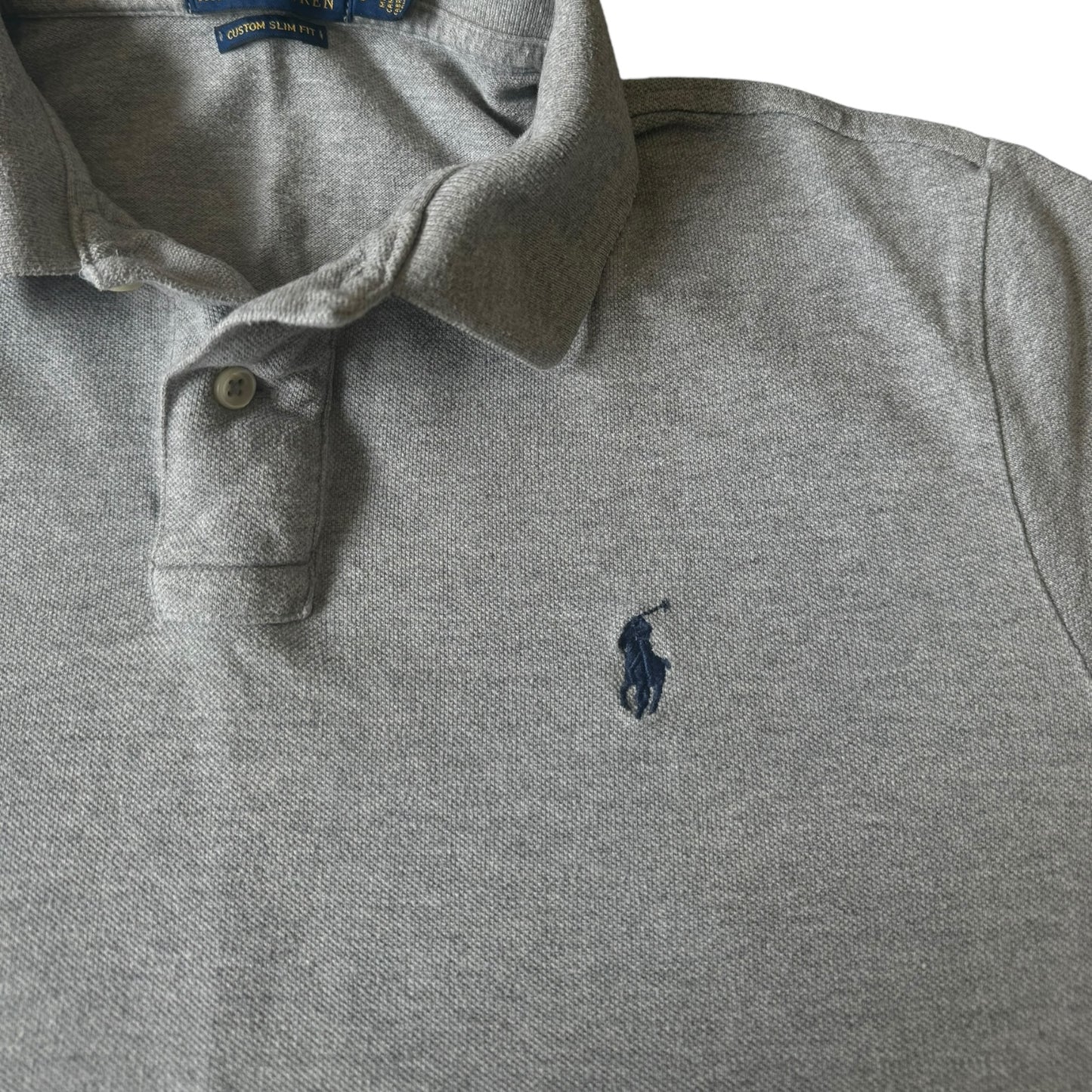 Large Polo Ralph Lauren Grey Polo Shirt