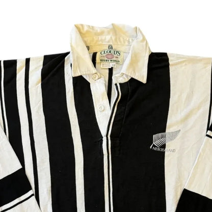 XXL New Zealand Striped Rugby Shirt Top