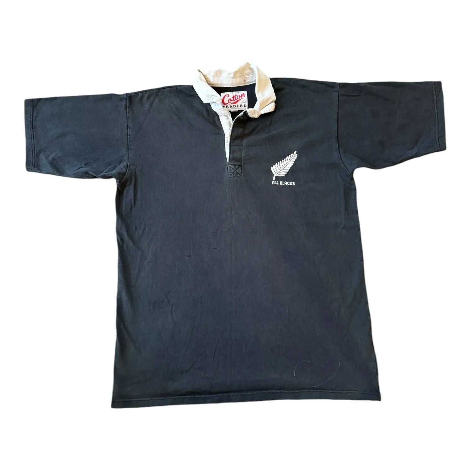 Extra large Cotton Traders All Blacks Rugby Shirt