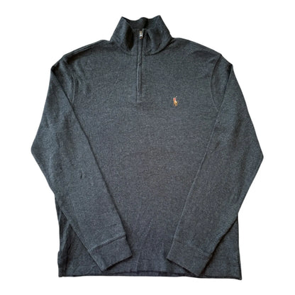 Small Ralph Lauren Charcoal Black 1/4 Zip