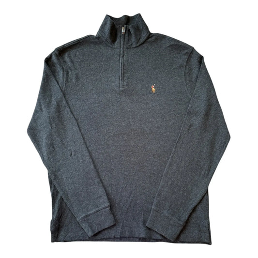 Small Ralph Lauren Charcoal Black 1/4 Zip