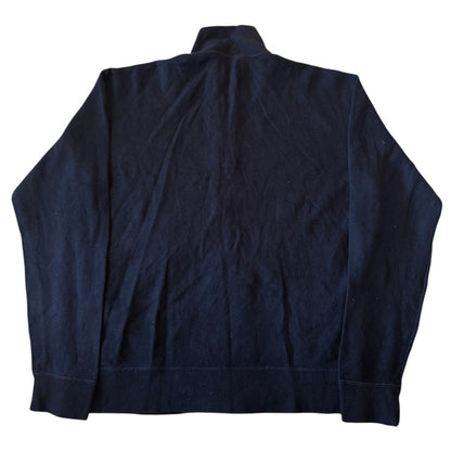 Medium Ralph Lauren Navy Full Zip Sweater