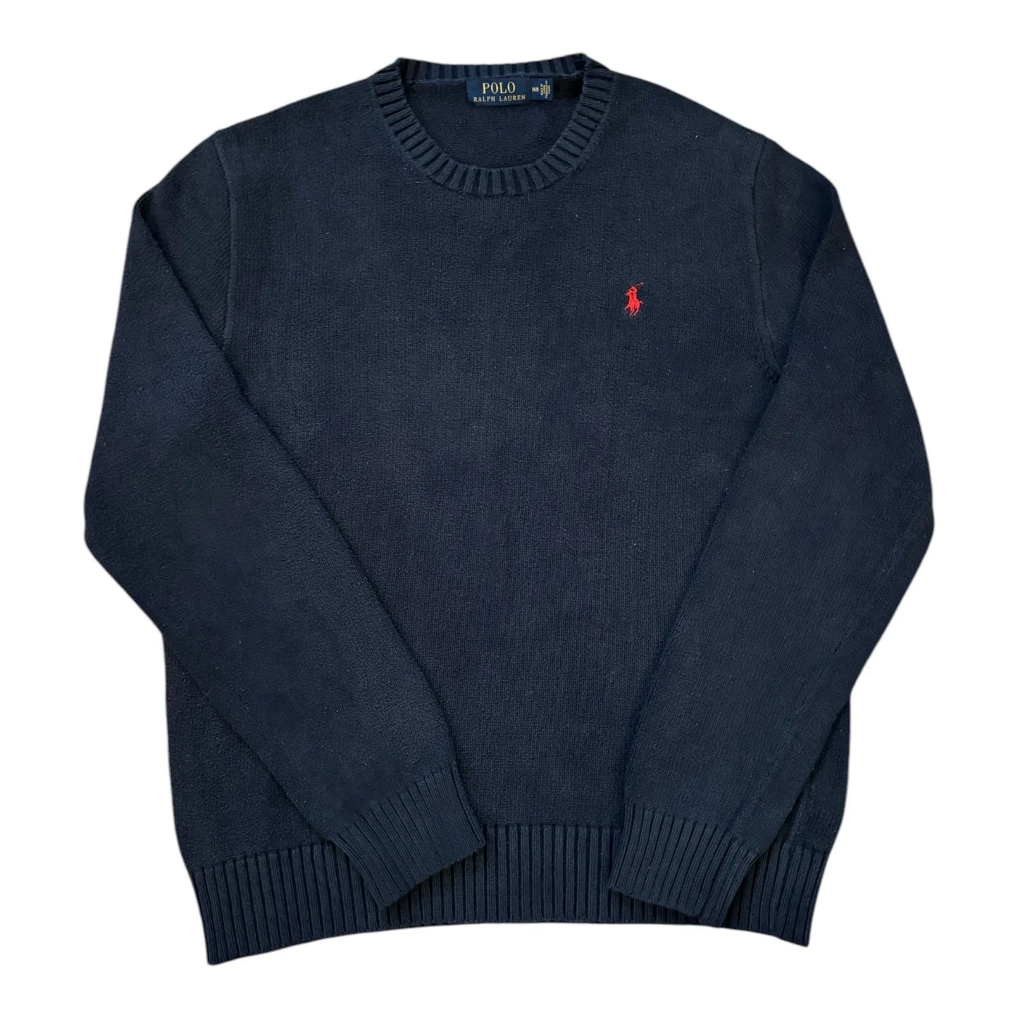 Medium Ralph Lauren Navy Knitted Jumper