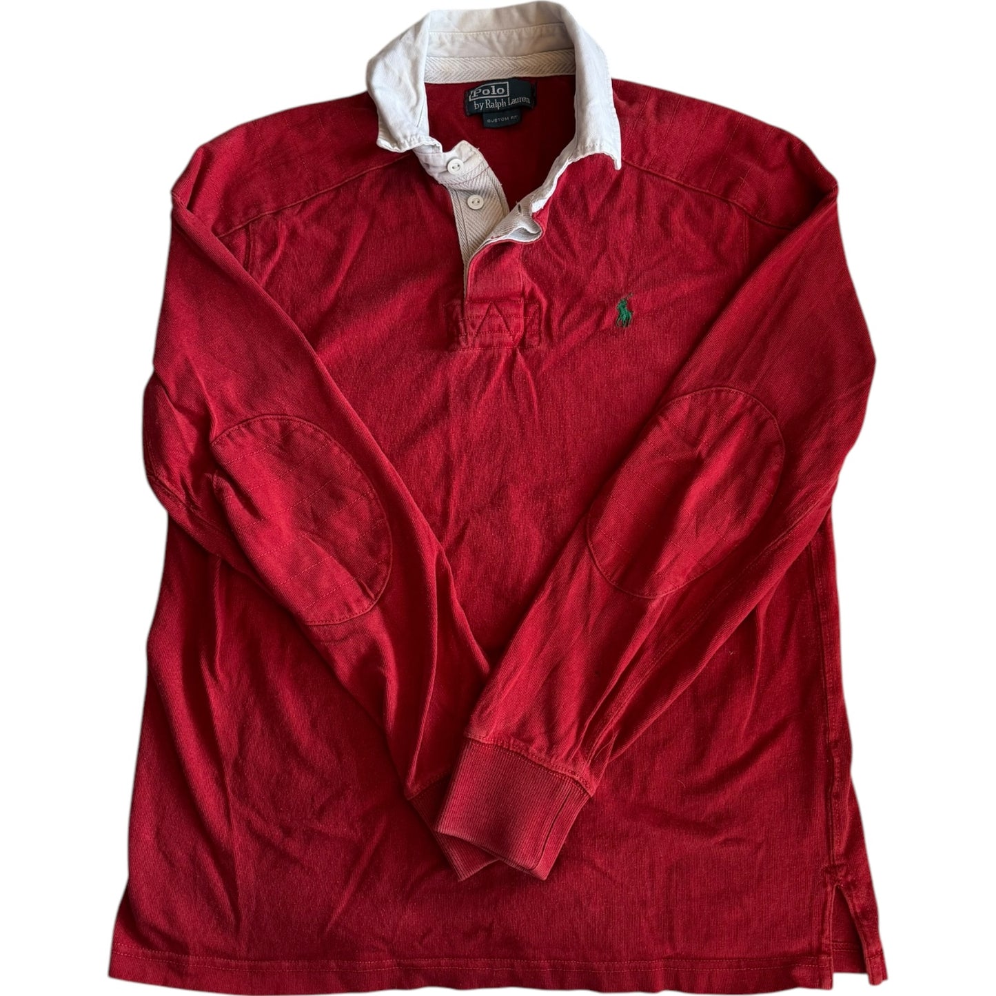 Medium Ralph Lauren Red Rugby Shirt