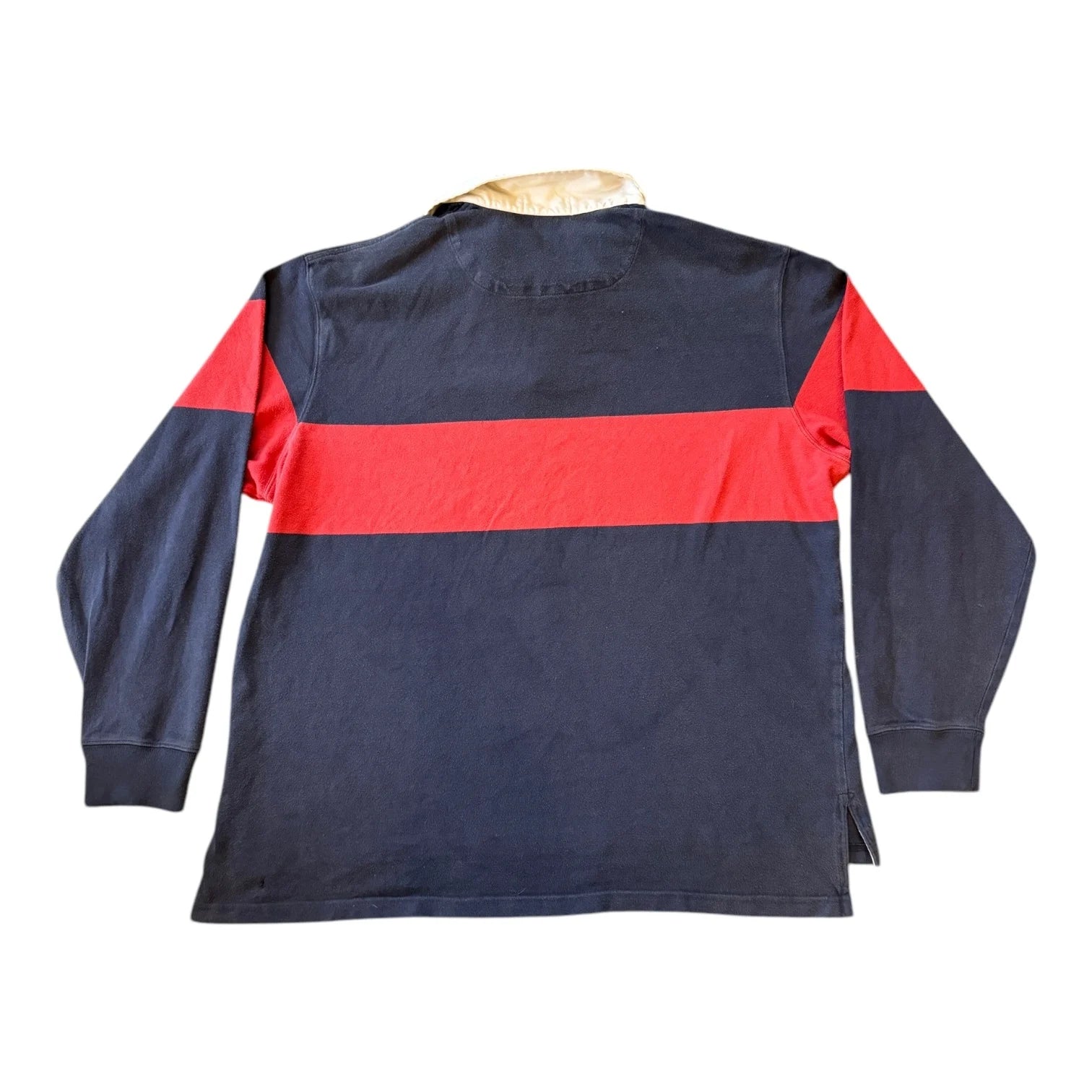 Extra large Ralph Lauren Navy and Red Rugby Shirt