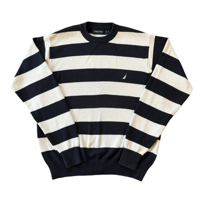 Extra small Nautica Black and White Knitted Jumper