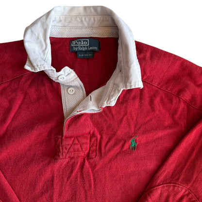 Medium Ralph Lauren Red Rugby Shirt