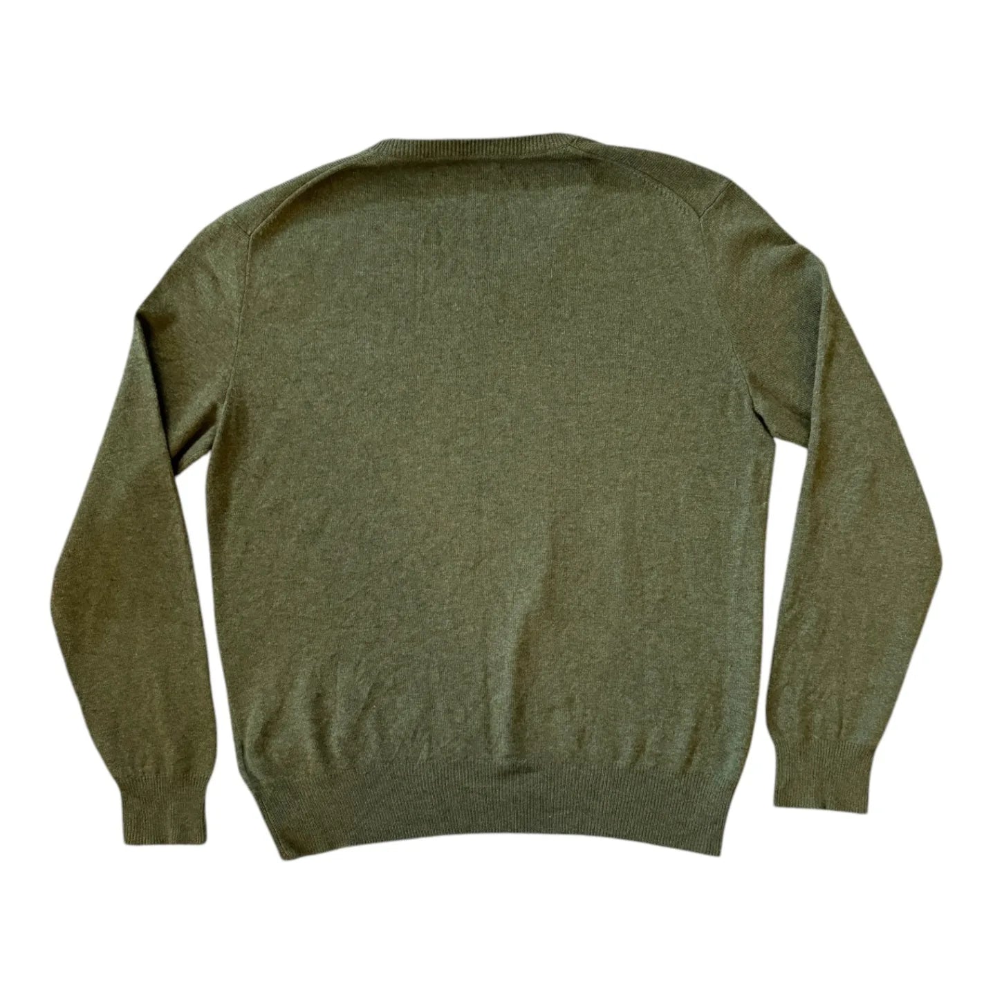 Medium Ralph Lauren Merino Wool Green Knitted Jumper