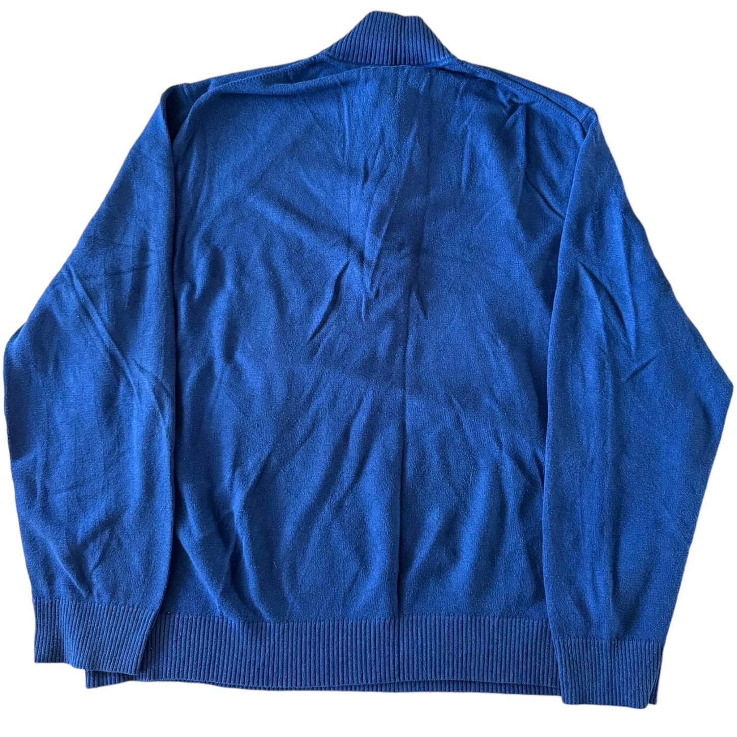 XXXL Nautica Blue Knitted 1/4 Zip Sweater