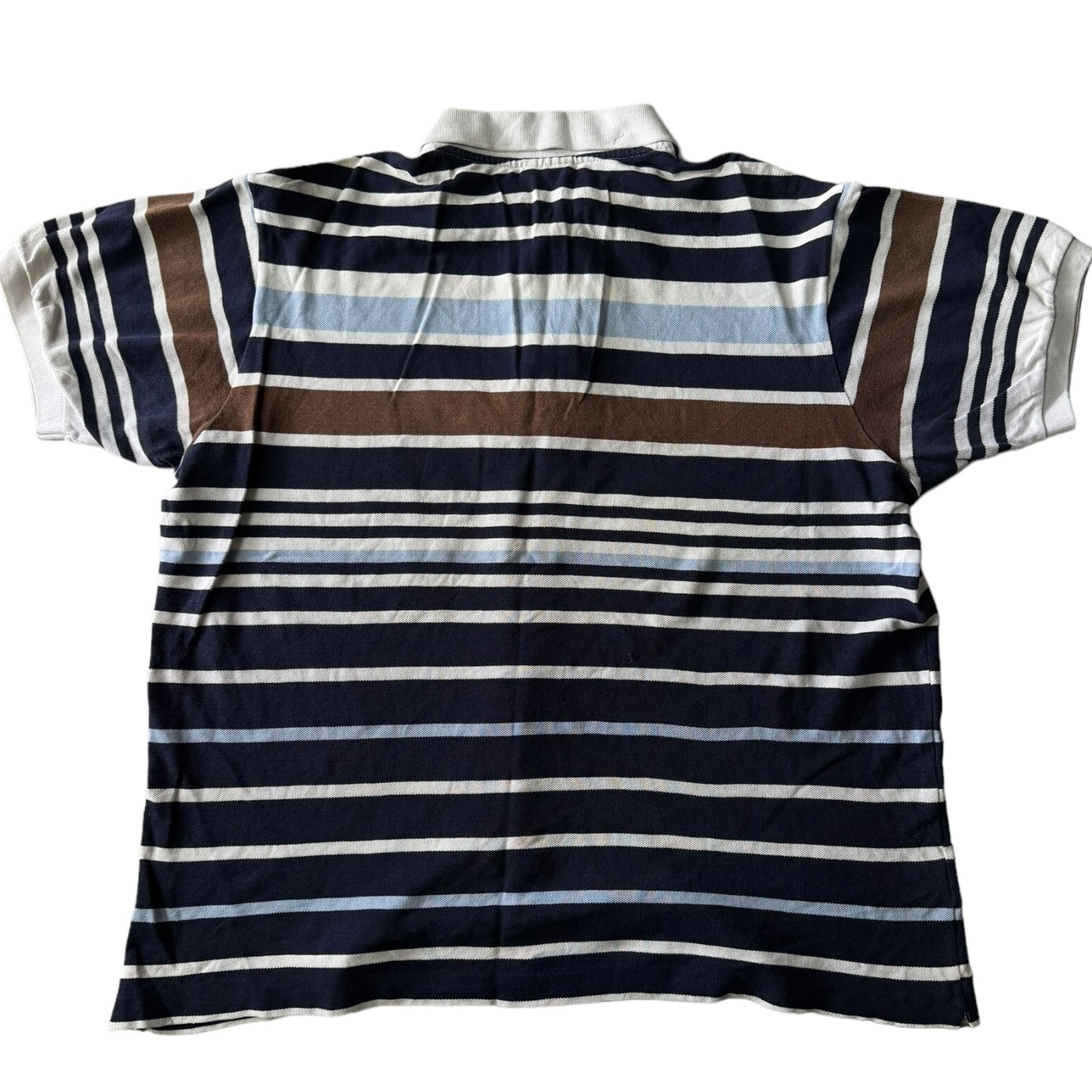 XL Lacoste Striped Polo Shirt