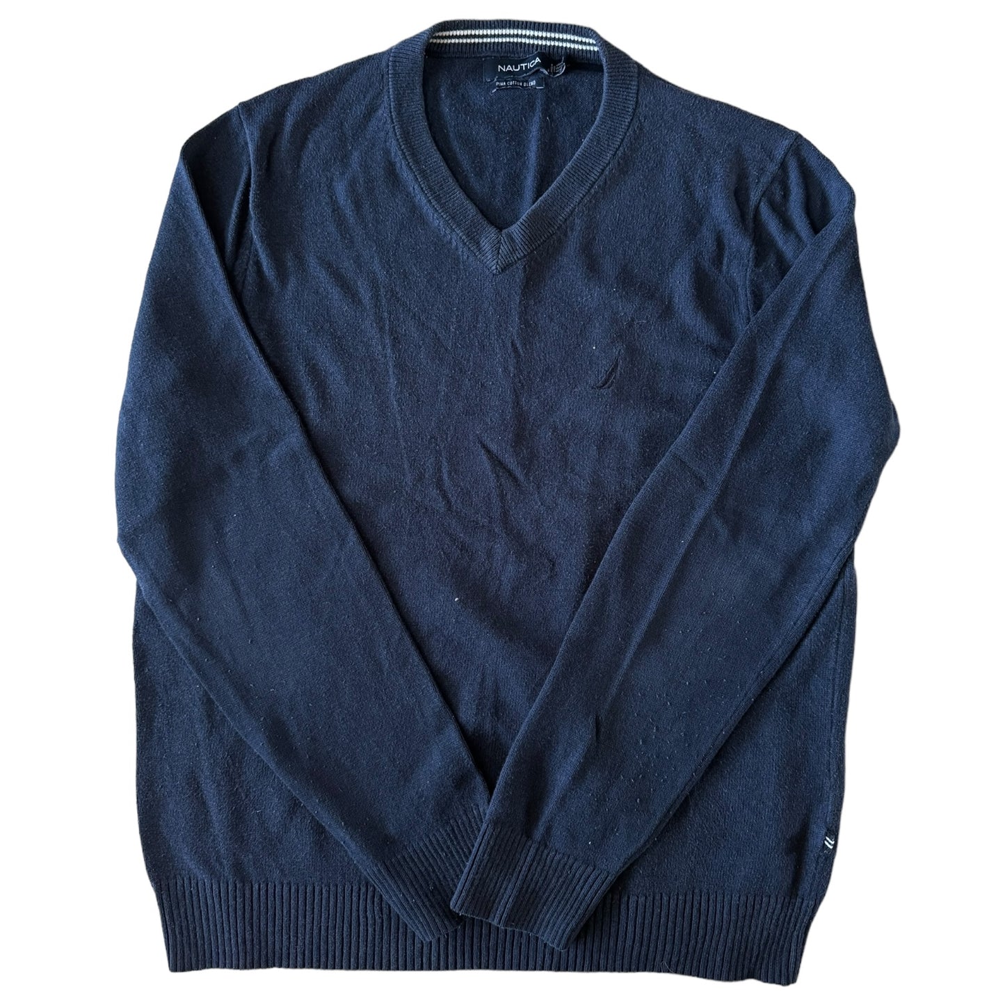 Medium Nautica Navy Knitted Sweater