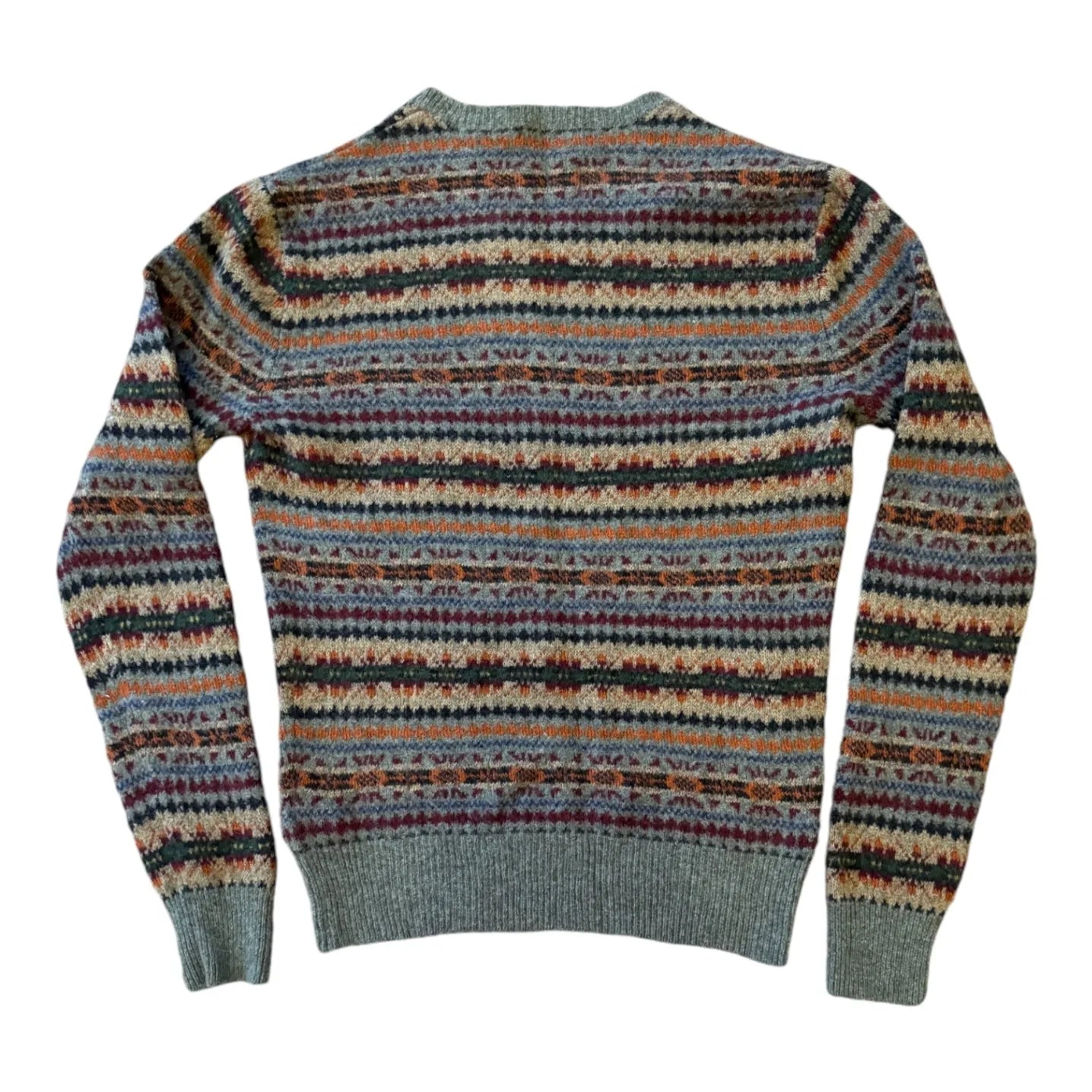 Small Ralph Lauren Brown Fair Isle Woollen Jumper