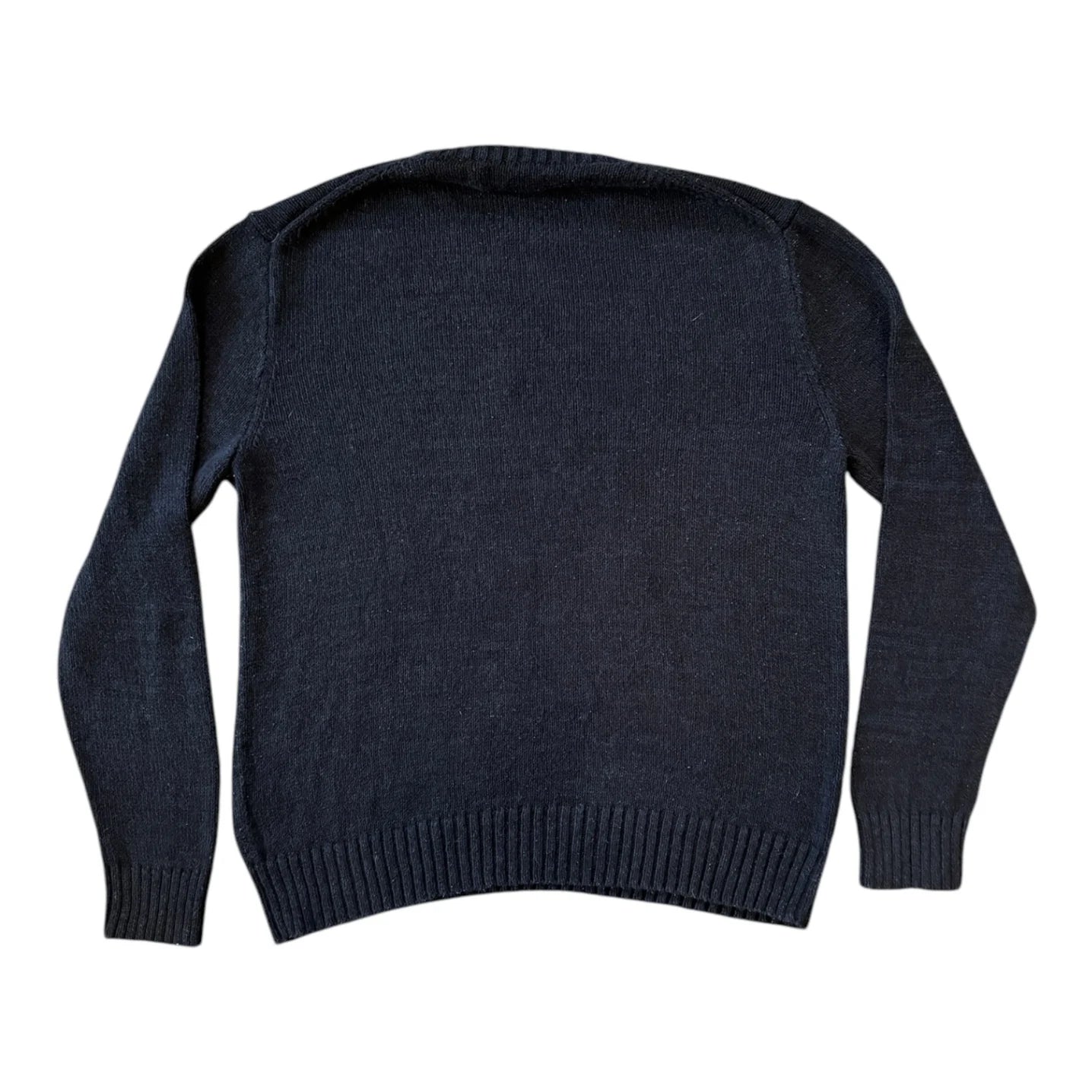 Medium Ralph Lauren Polo Bear Navy Knitted Jumper