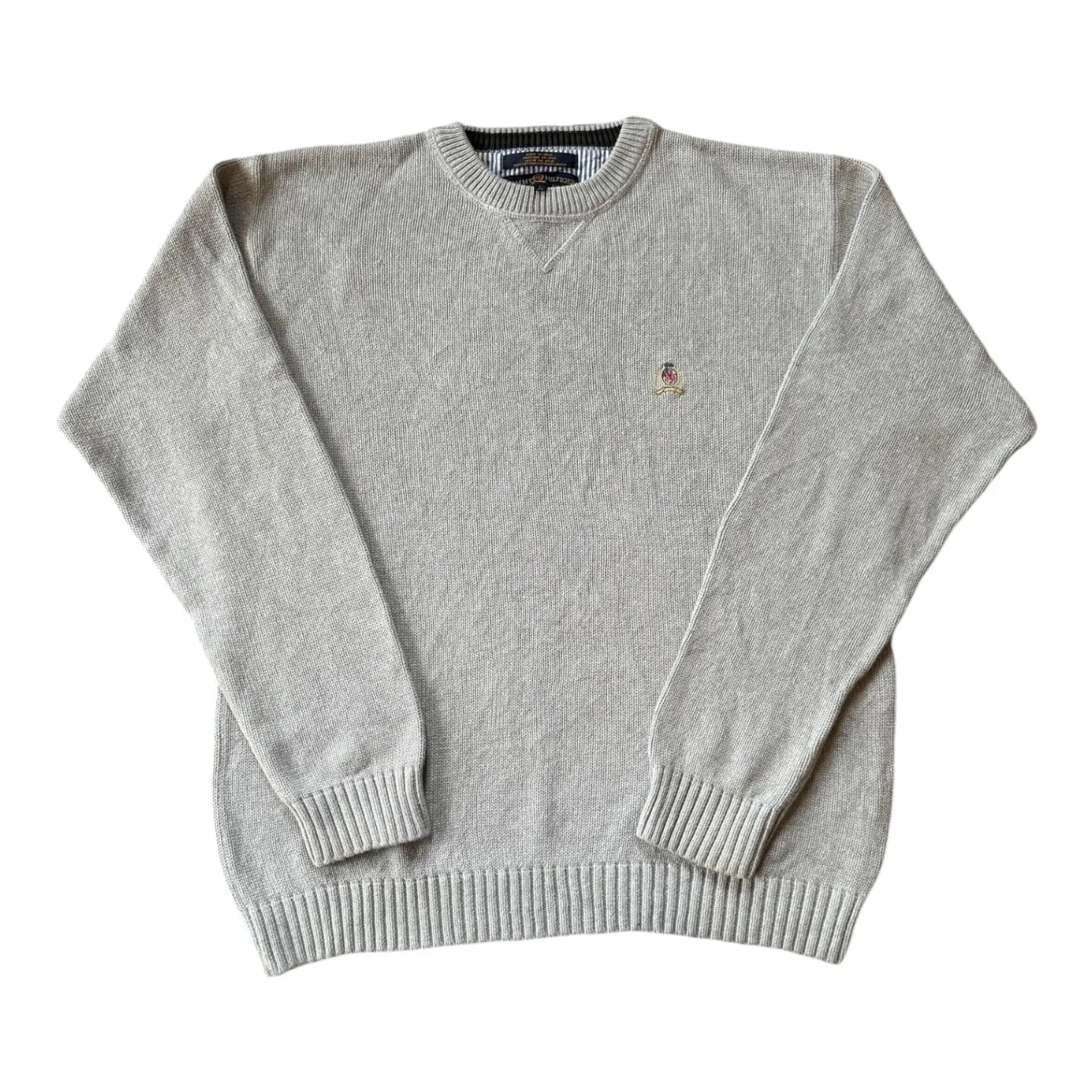 Large Tommy Hilfiger Grey Knitwear