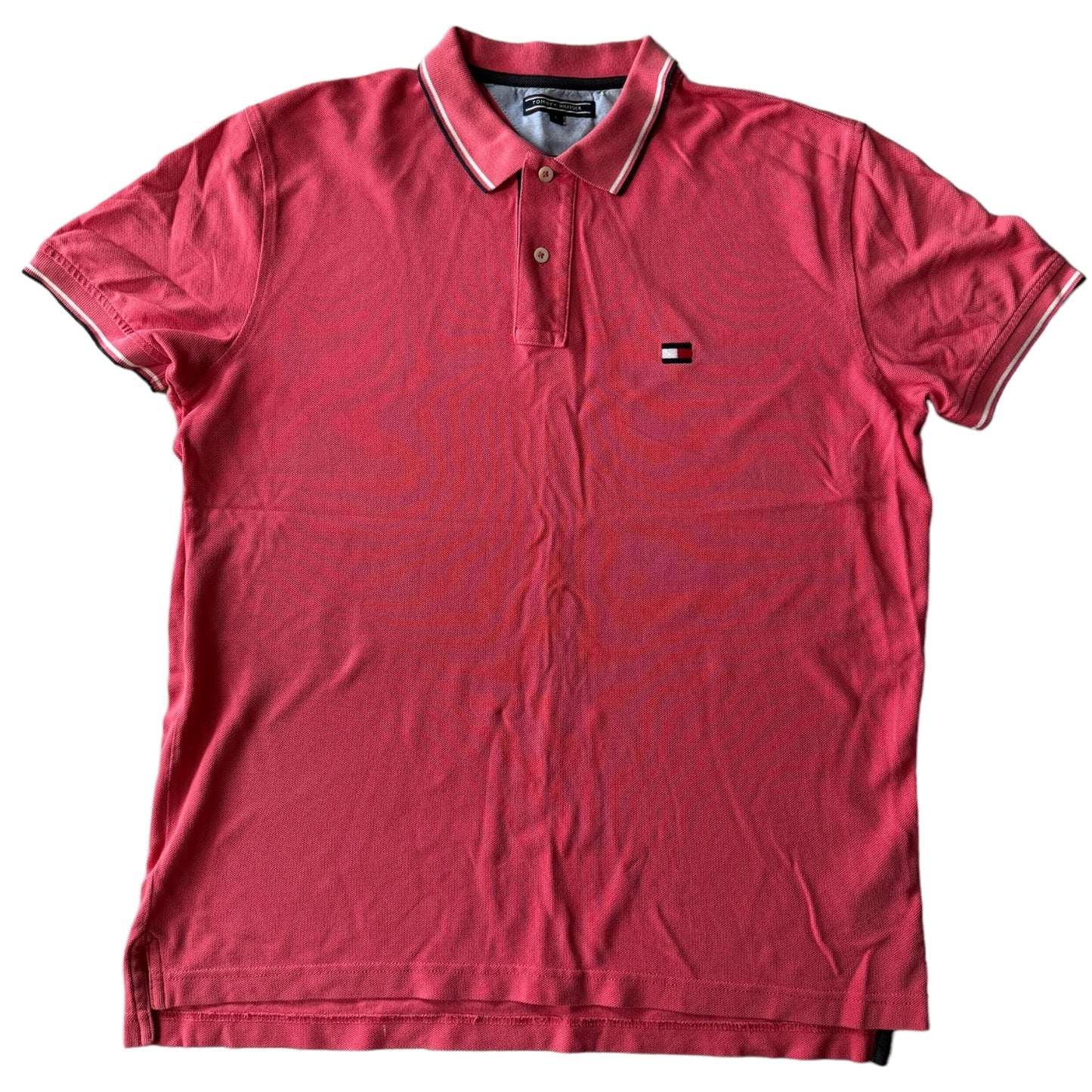 Large Tommy Hilfiger Pink Polo Shirt