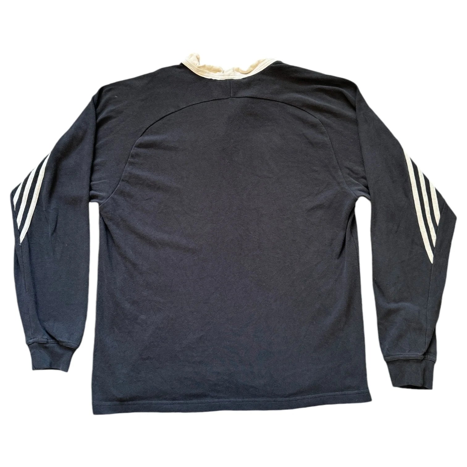 Large Adidas Black Rugby Shirt