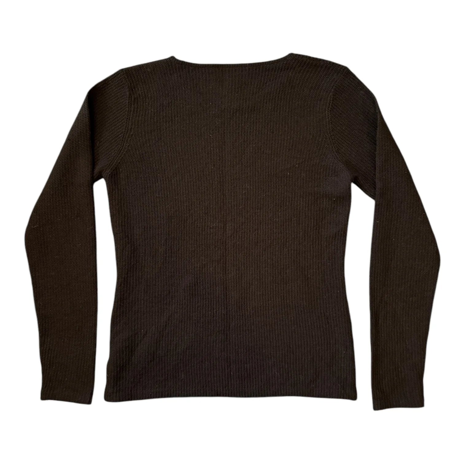 Small LAUREN RALPH LAUREN Merino Wool Brown Knitted Jumper