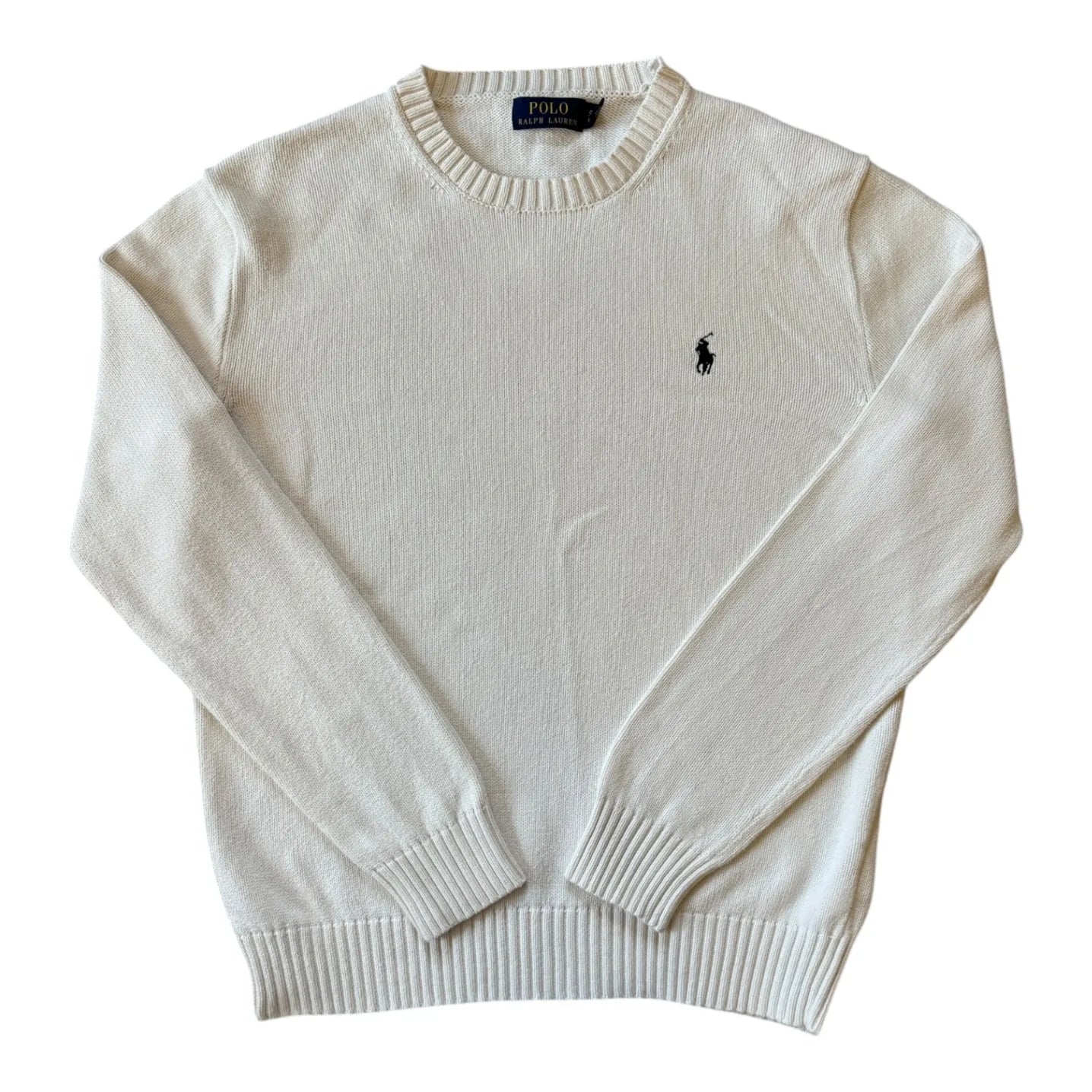 Small Ralph Lauren White Knitted Jumper