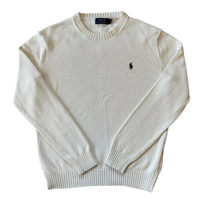 Small Ralph Lauren White Knitted Jumper